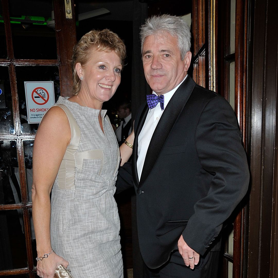 Kevin Keegan con su mujer, Jean, con quien tuvo dos hijas