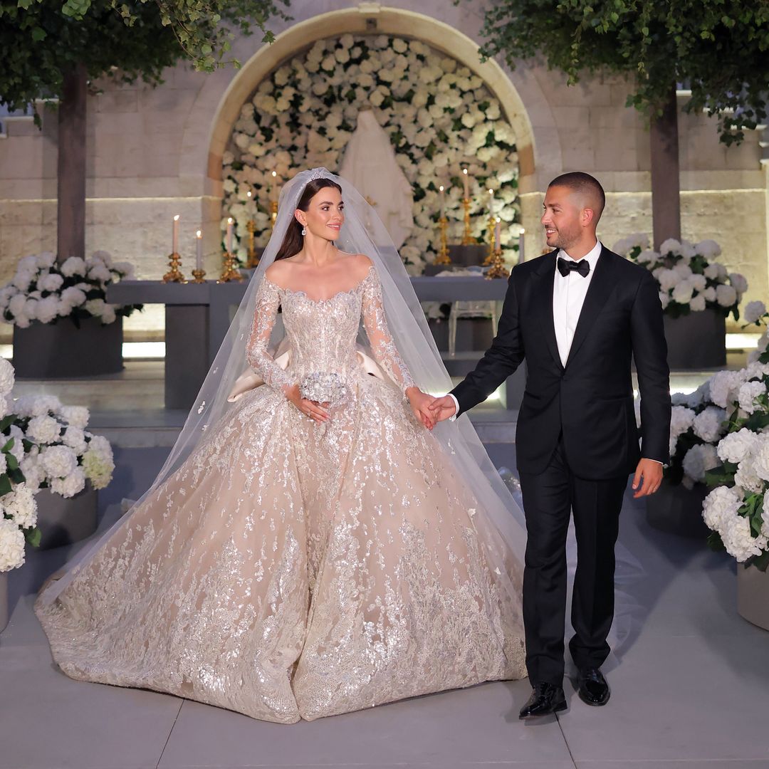 Las imágenes no vistas de la boda de 'las mil y una noches' del hijo del diseñador Elie Saab y Zein Qutami