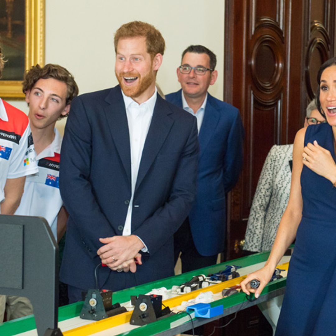 La divertida reacción de Meghan Markle tras llevarse un buen susto