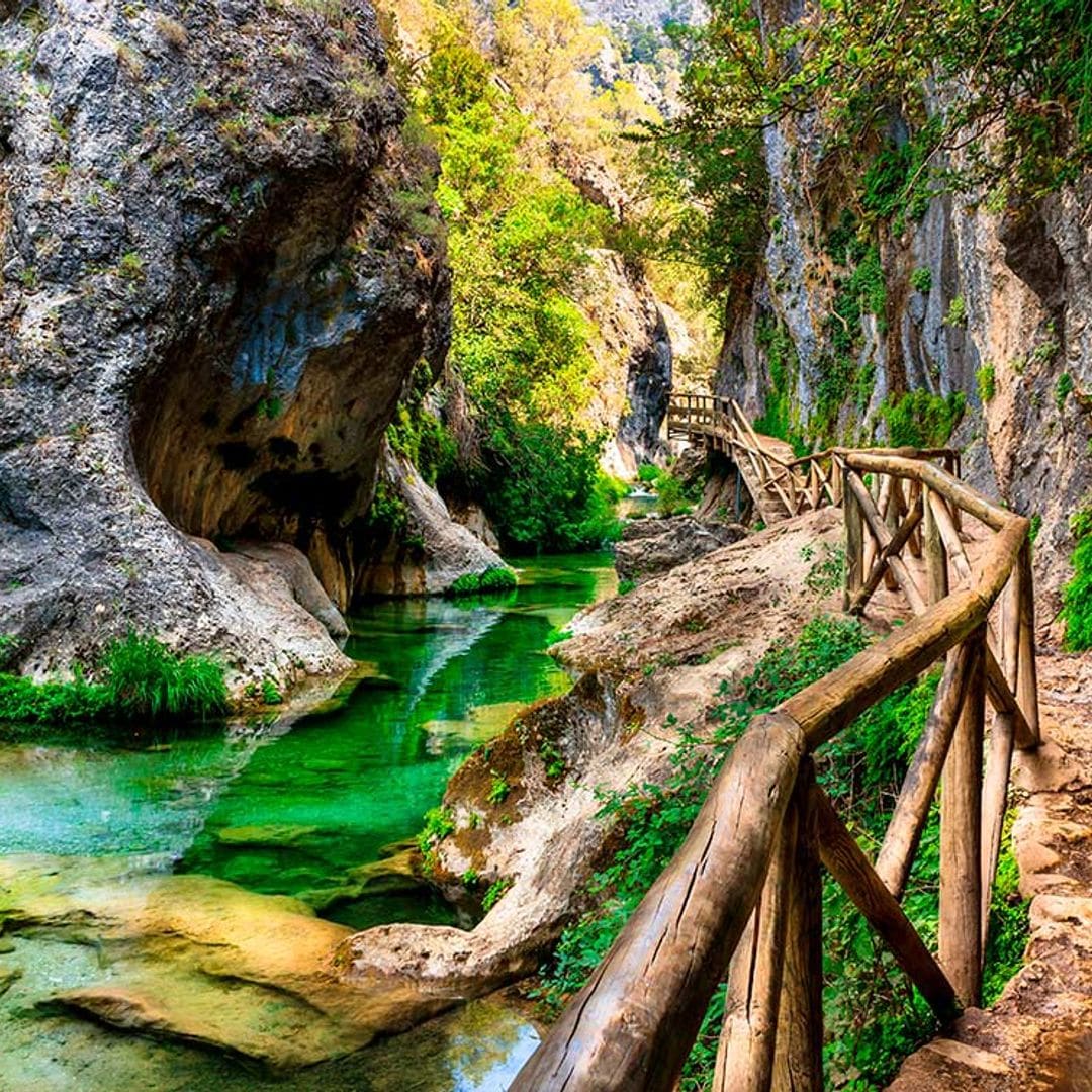 El desfiladero del río Borosa, cascadas y pozas en la sierra de Cazorla