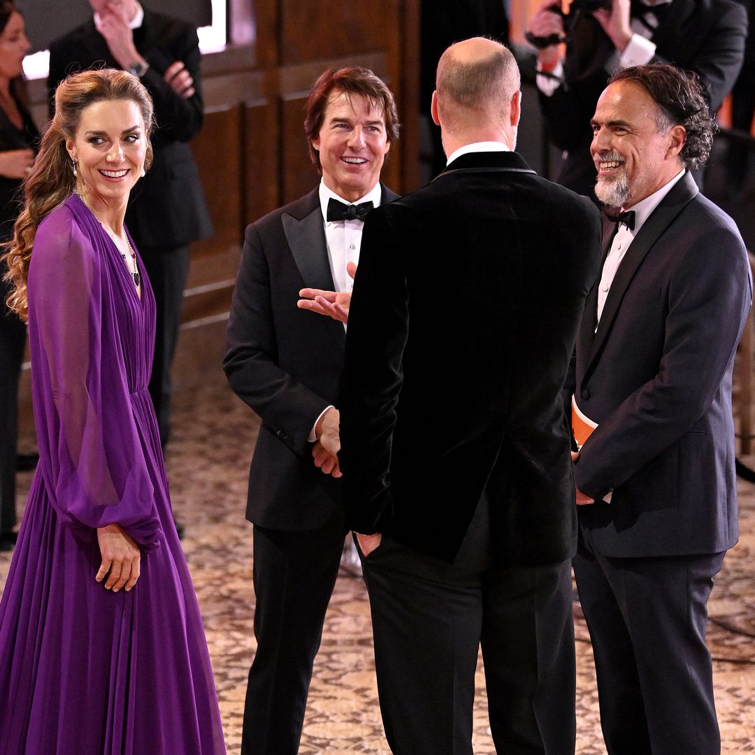 Así fue el encuentro del príncipe William y la princesa Kate con Tom Cruise y Alejandro González Iñárritu en Londres