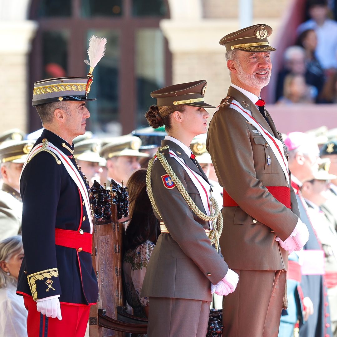 Las palabras del director de la Academia de Zaragoza a la princesa Leonor: ‘Habéis dejado huella entre vuestros compañeros'