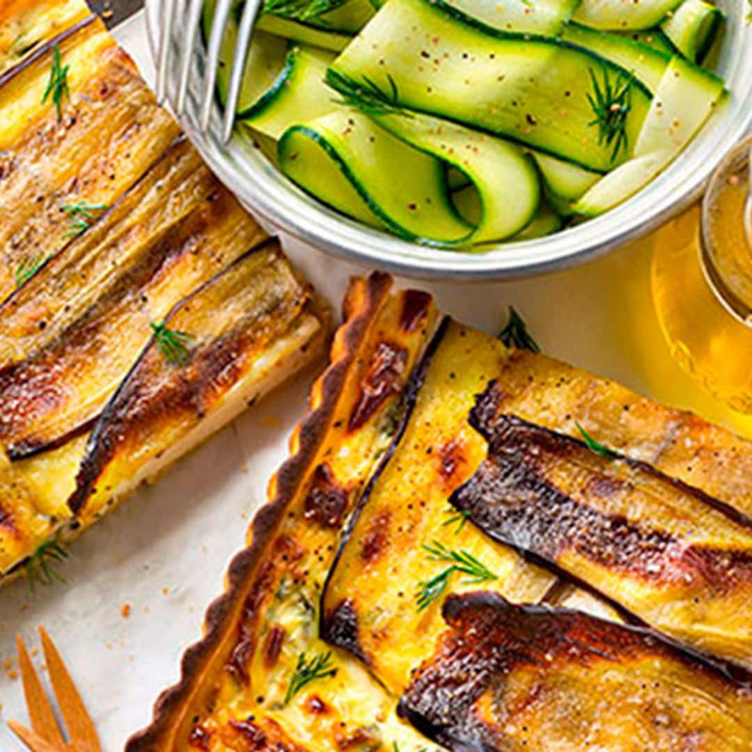 'Quiche' de calabacín y eneldo