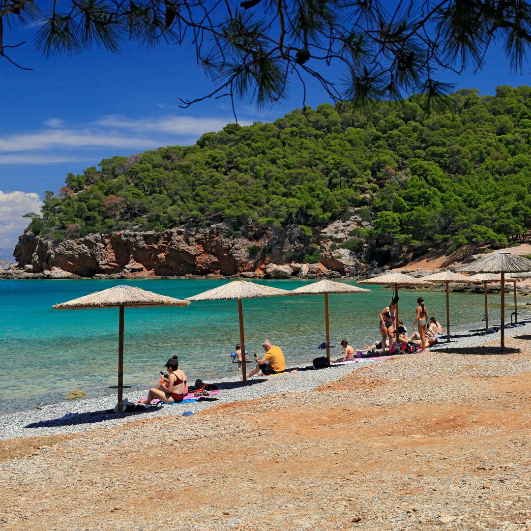 Playa de Dragonera, Agistri, Grecia