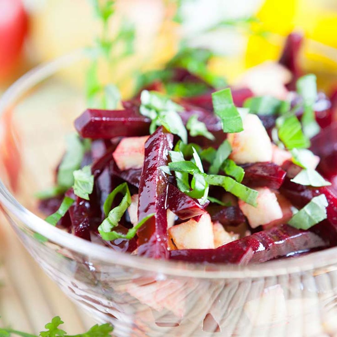 Ensalada de remolacha y manzana