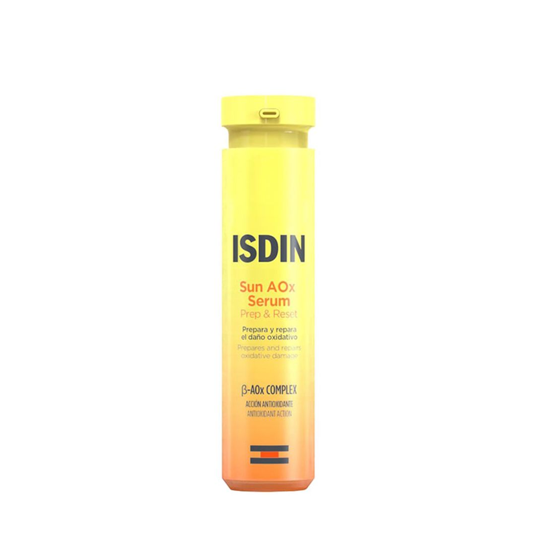 Sun AOx Serum, de Isdin (22,50 euros). Un sérum con acción antioxidante y preparador de la piel para la exposición solar.
