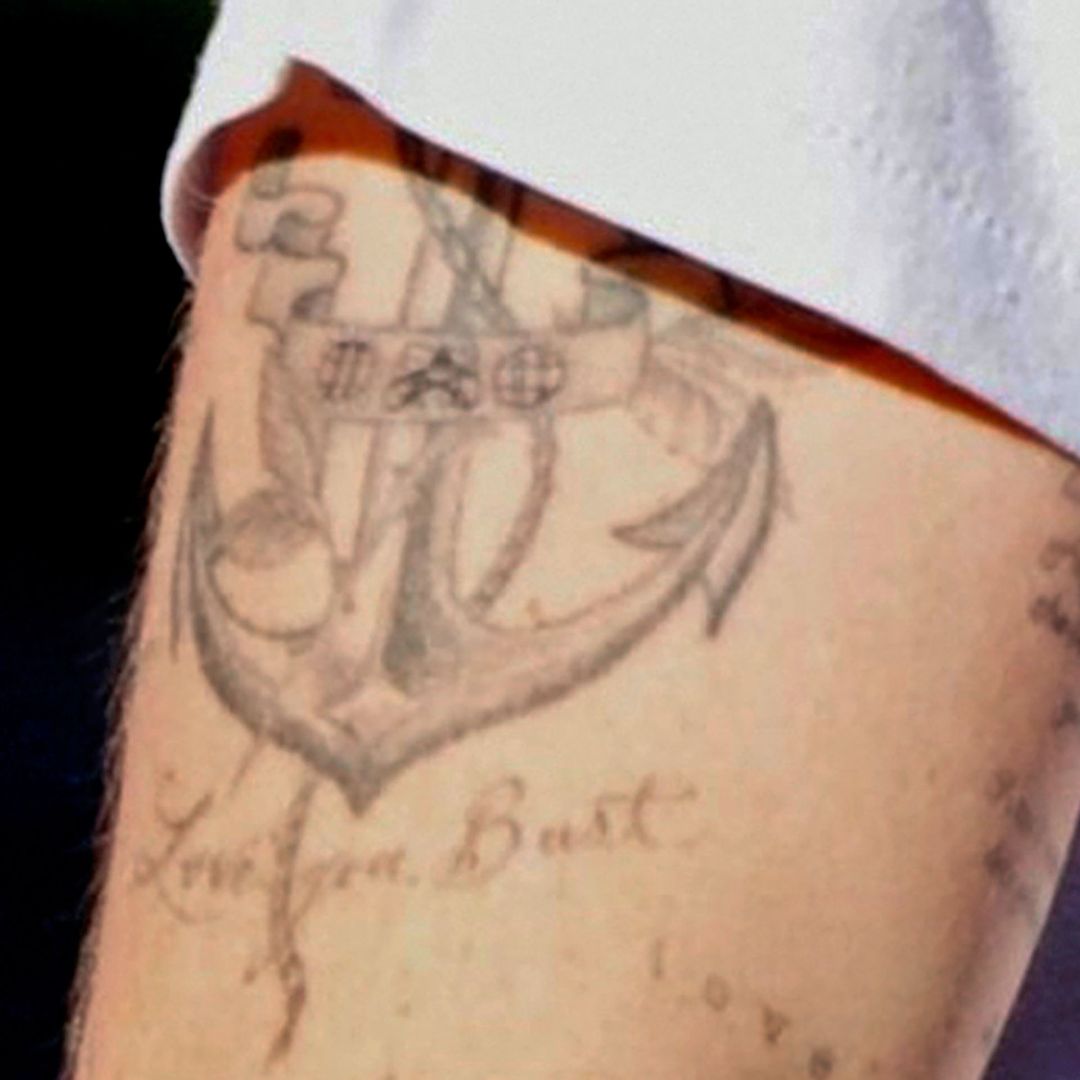 Fotografía sobre otro de los tatuajes de Brooklyn Beckham