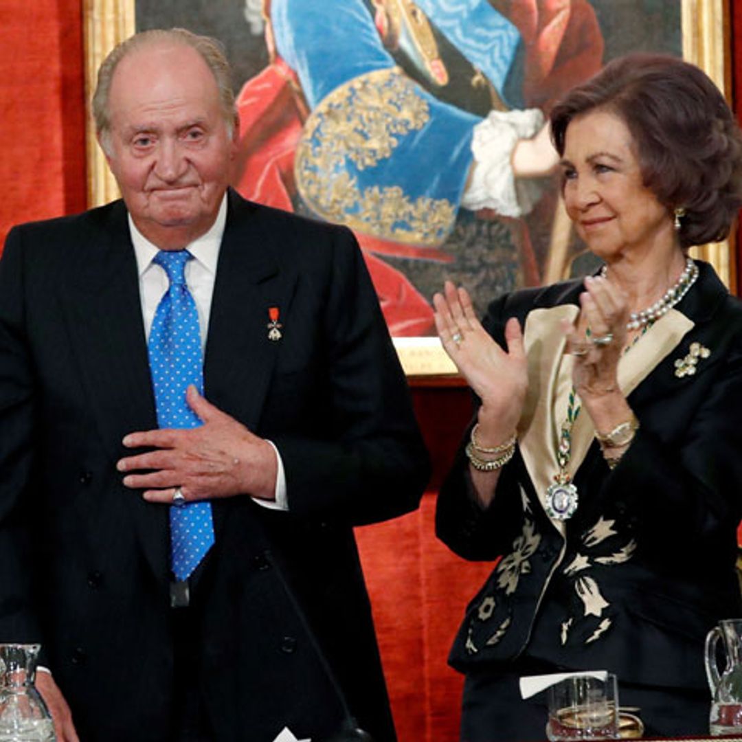 El Rey Juan Carlos, junto a Doña Sofía, homenajeado por su 80 cumpleaños en la Real Academia de la Historia