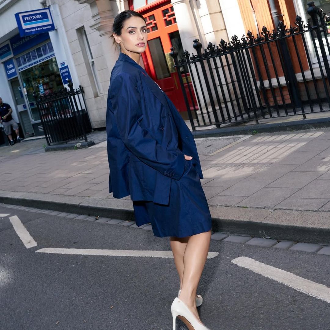 Renata Notni pasó unos días en Londres para la premiere de "F1"