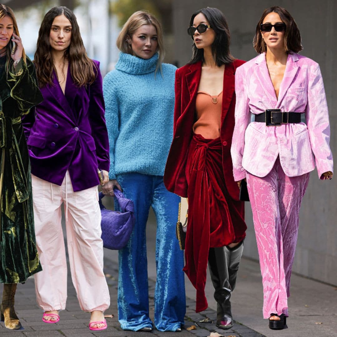 Diez ideas diferentes para combinar el terciopelo en tus looks ¡sin fallo!