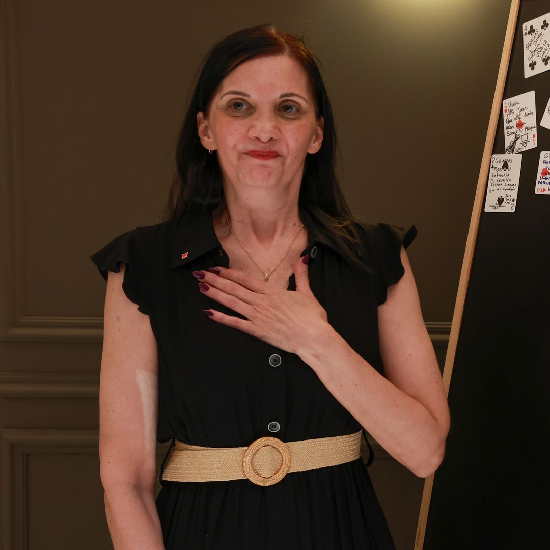 Ana Tamariz en el velatorio de su padre, el mago Juan Tamariz, el 19 de agosto de 2026 en Madrid  