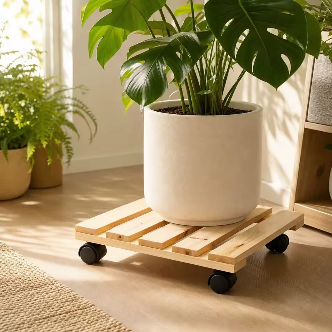 El soporte para plantas grandes que te hará la vida mucho más fácil