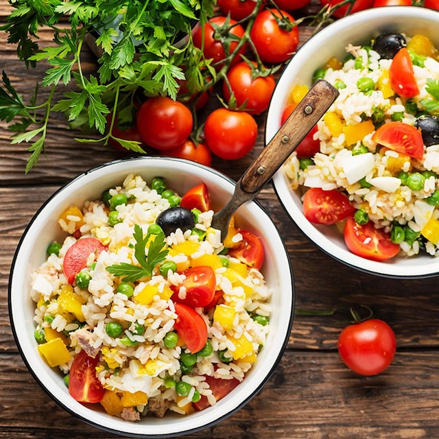 ensaladas arroz adobe