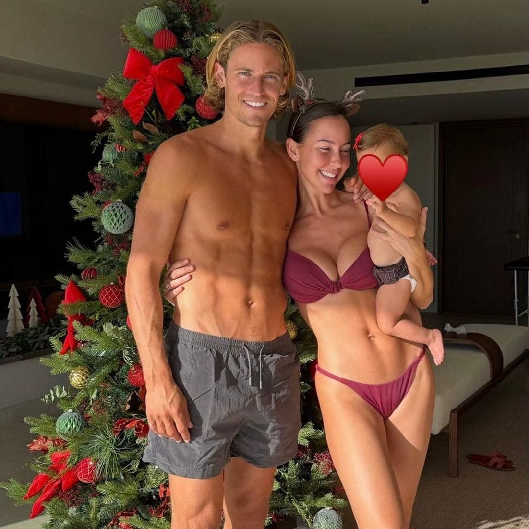 Las lujosas Navidades en bañador de Marcos Llorente y Paddy Noarbe con su niña, acompañados por un cotizado actor: "La felicidad era esto"