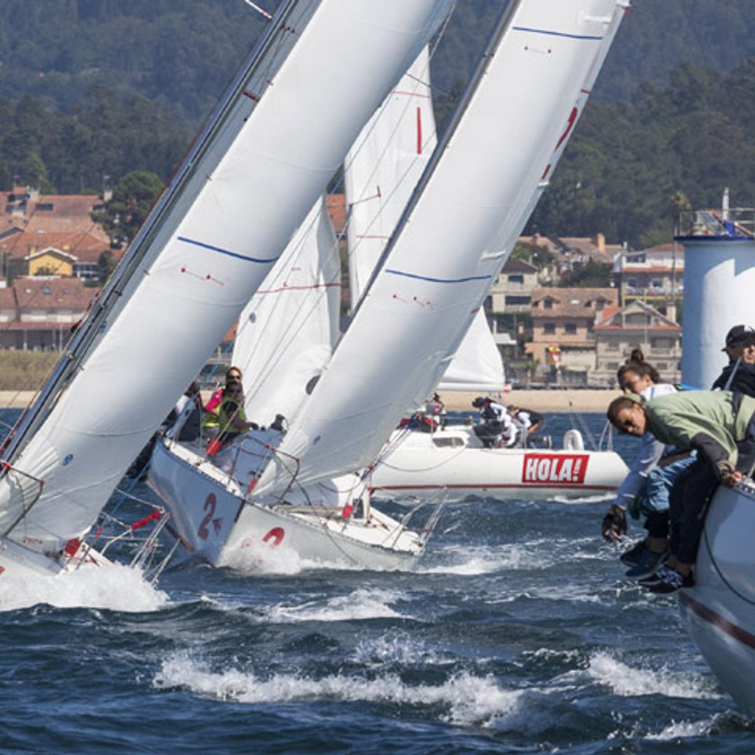 El viento se alía con los veleros en la primera jornada del Trofeo Príncipe de Asturias