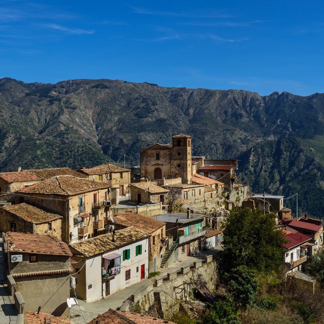 Gallicianò, pueblo de Calabria, Italia