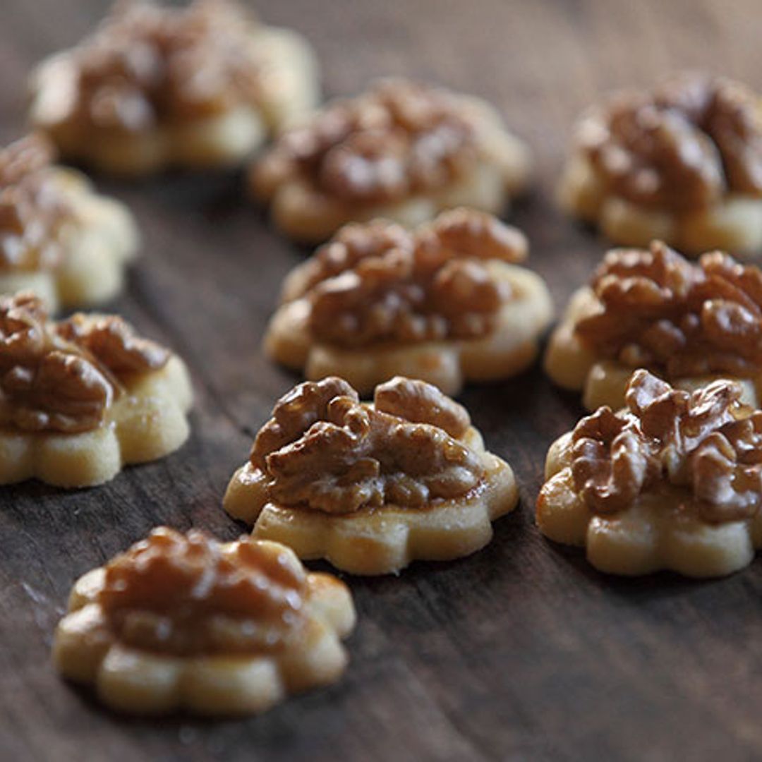 Galletas de mantequilla con nueces