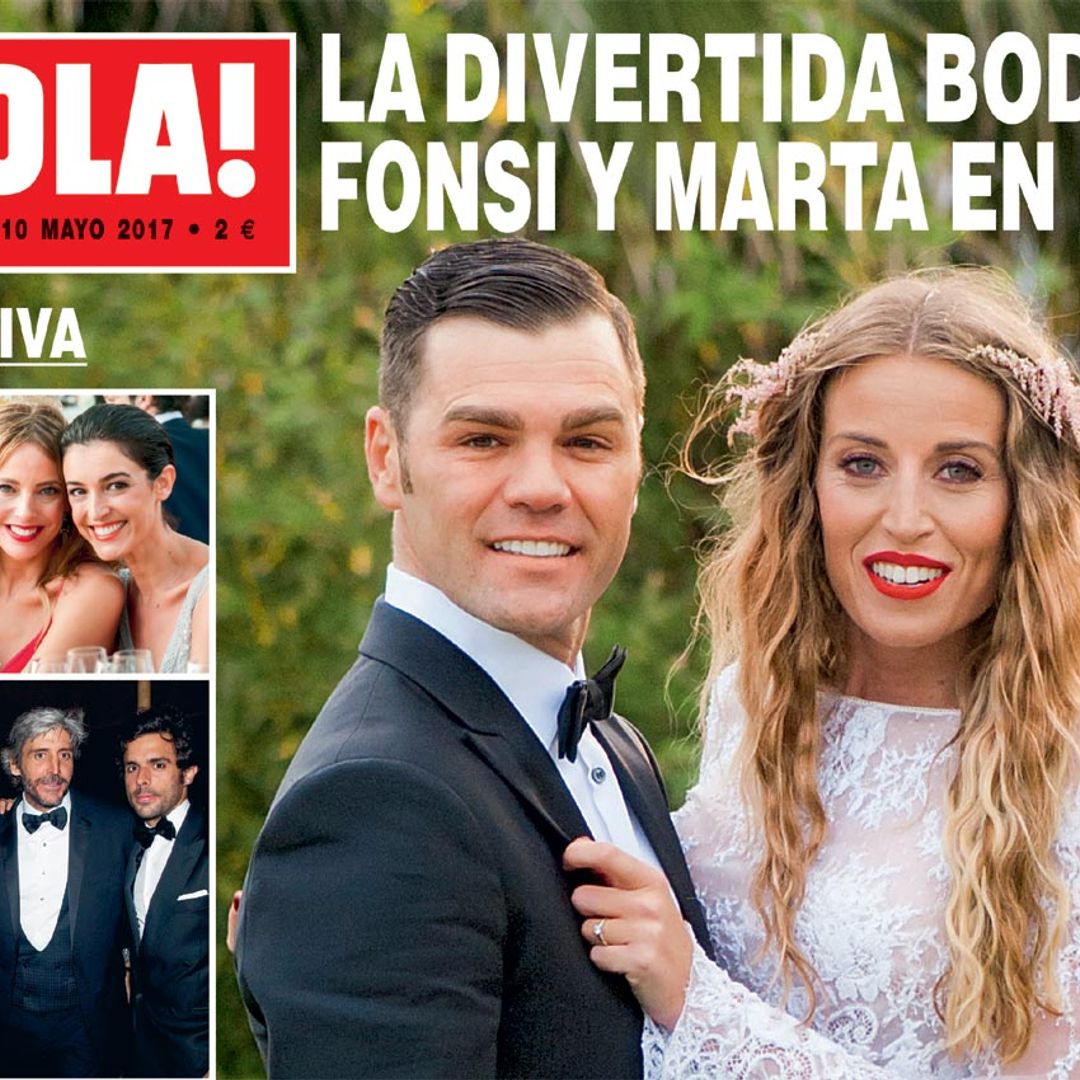 Exclusiva en ¡HOLA!: La divertida boda de Fonsi Nieto y Marta Castro en Ibiza