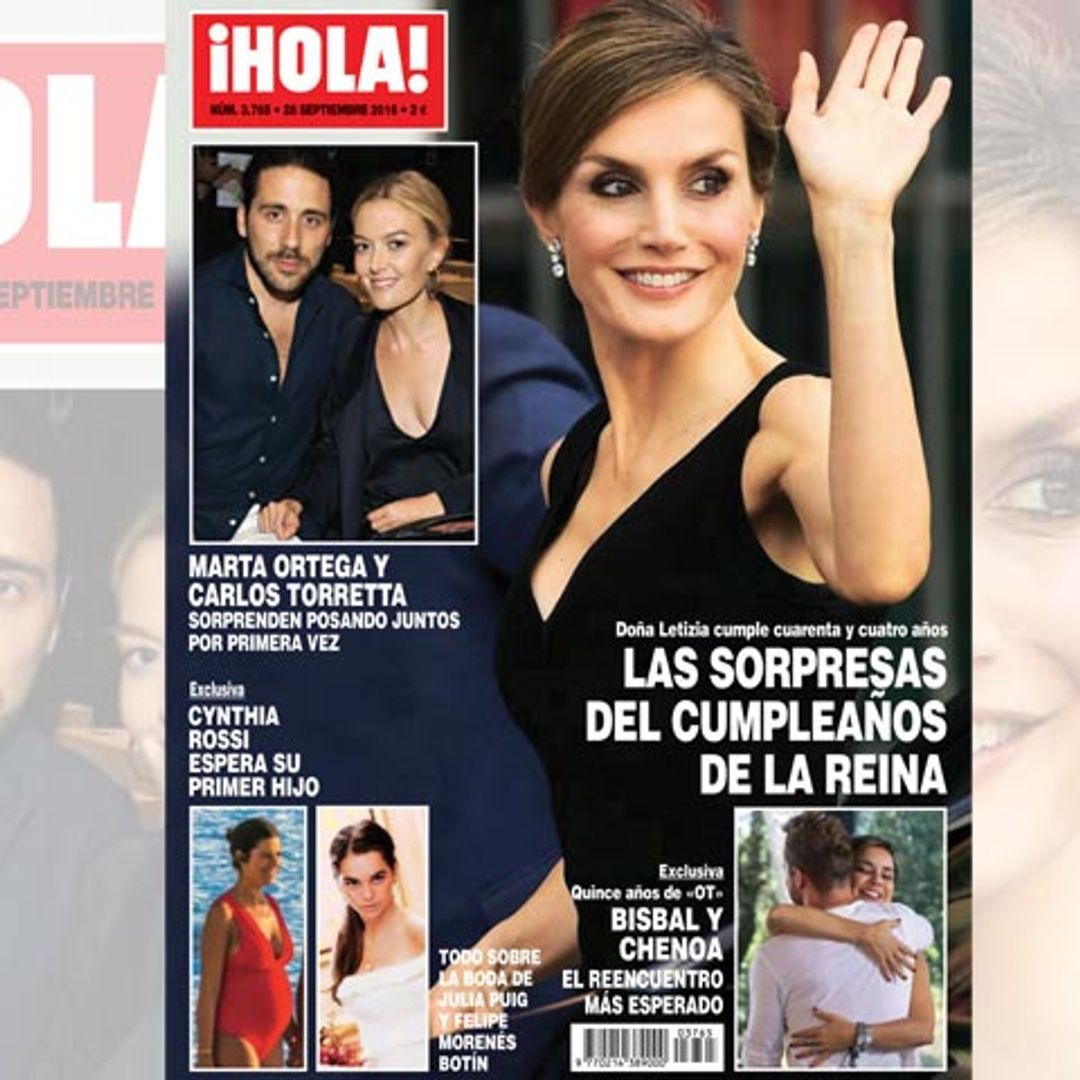 En ¡HOLA!, las sorpresas del cumpleaños de la reina Letizia, los detalles de la boda de Julia Puig y Felipe Morenés Botín y mucho más...