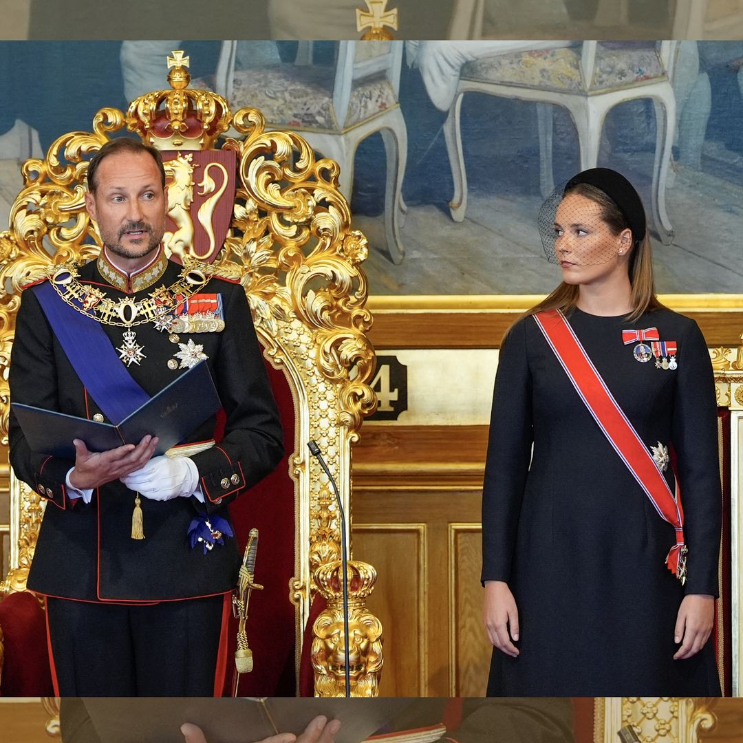 Haakon VIII asume como Rey junto a Ingrid Alexandra, la princesa que un día ocupará el trono de Noruega