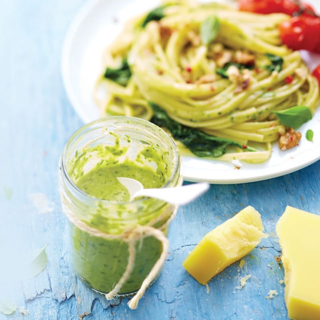 pesto gruyere
