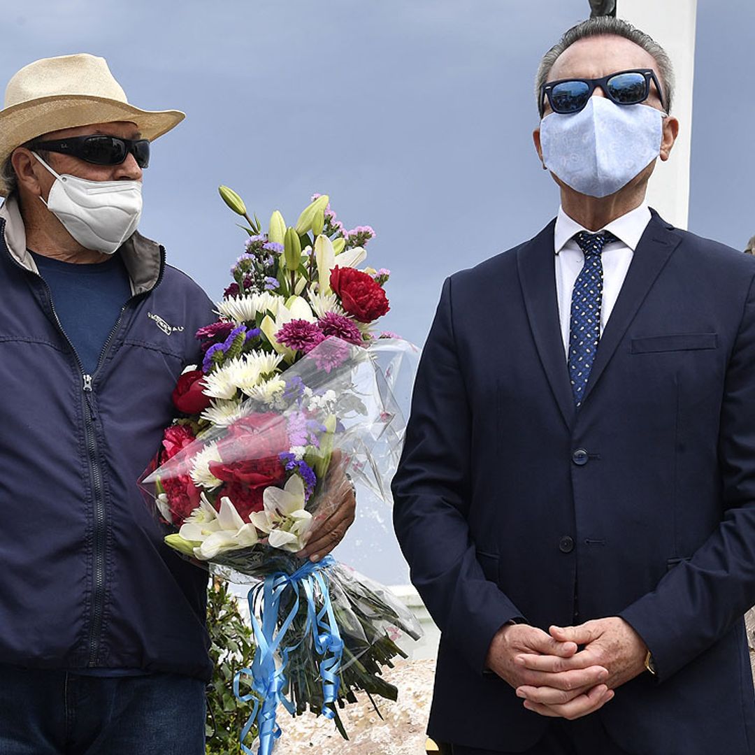 Ortega Cano se reencuentra con la familia de Rocío Jurado en el aniversario de la muerte de la artista