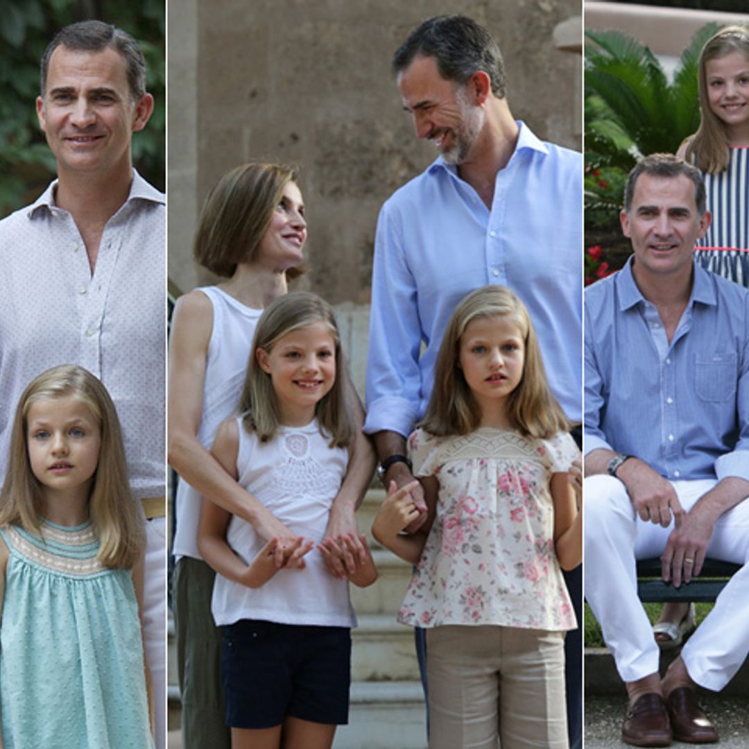 La evolución del posado de la Familia Real en Mallorca