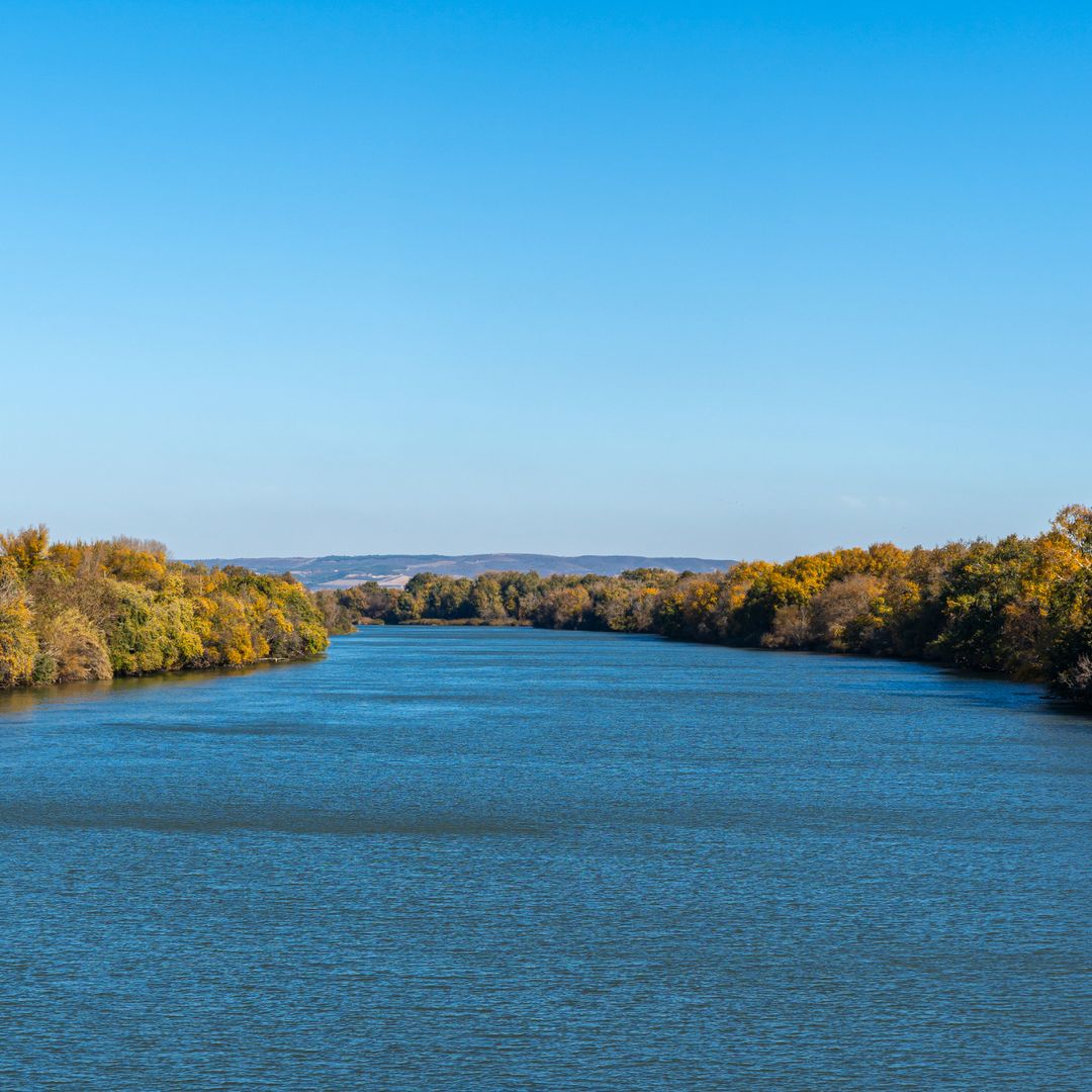 Río Ebro a su paso por Tudela.