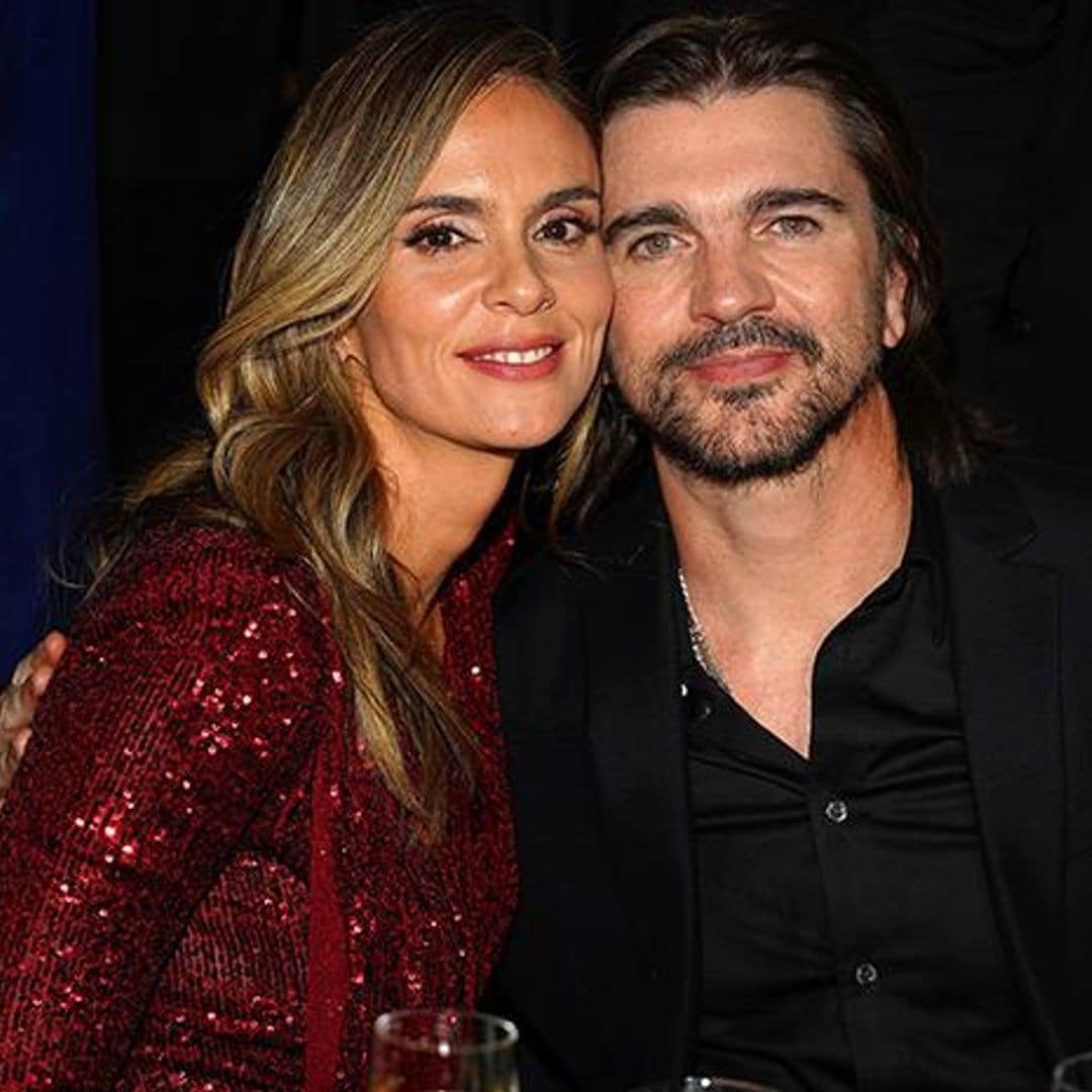 La esposa de Juanes roba suspiros en la ceremonia de Persona del Año en honor al cantante