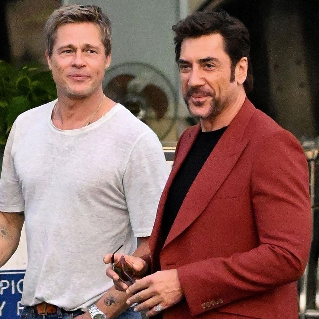 En imágenes: la sorprendente amistad de Brad Pitt y Javier Bardem