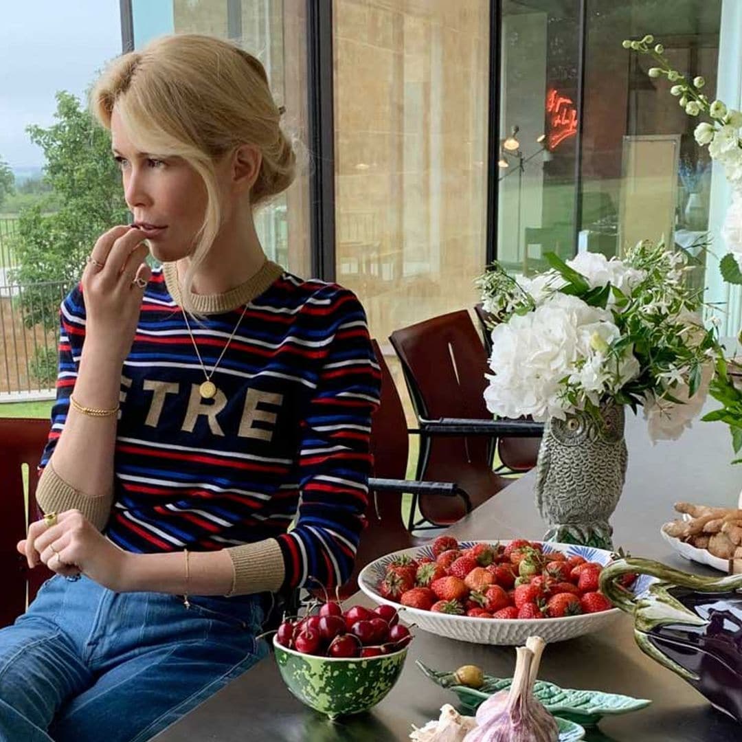 Claudia Schiffer presenta su colección de decoración 'Cloudy Butterflies'