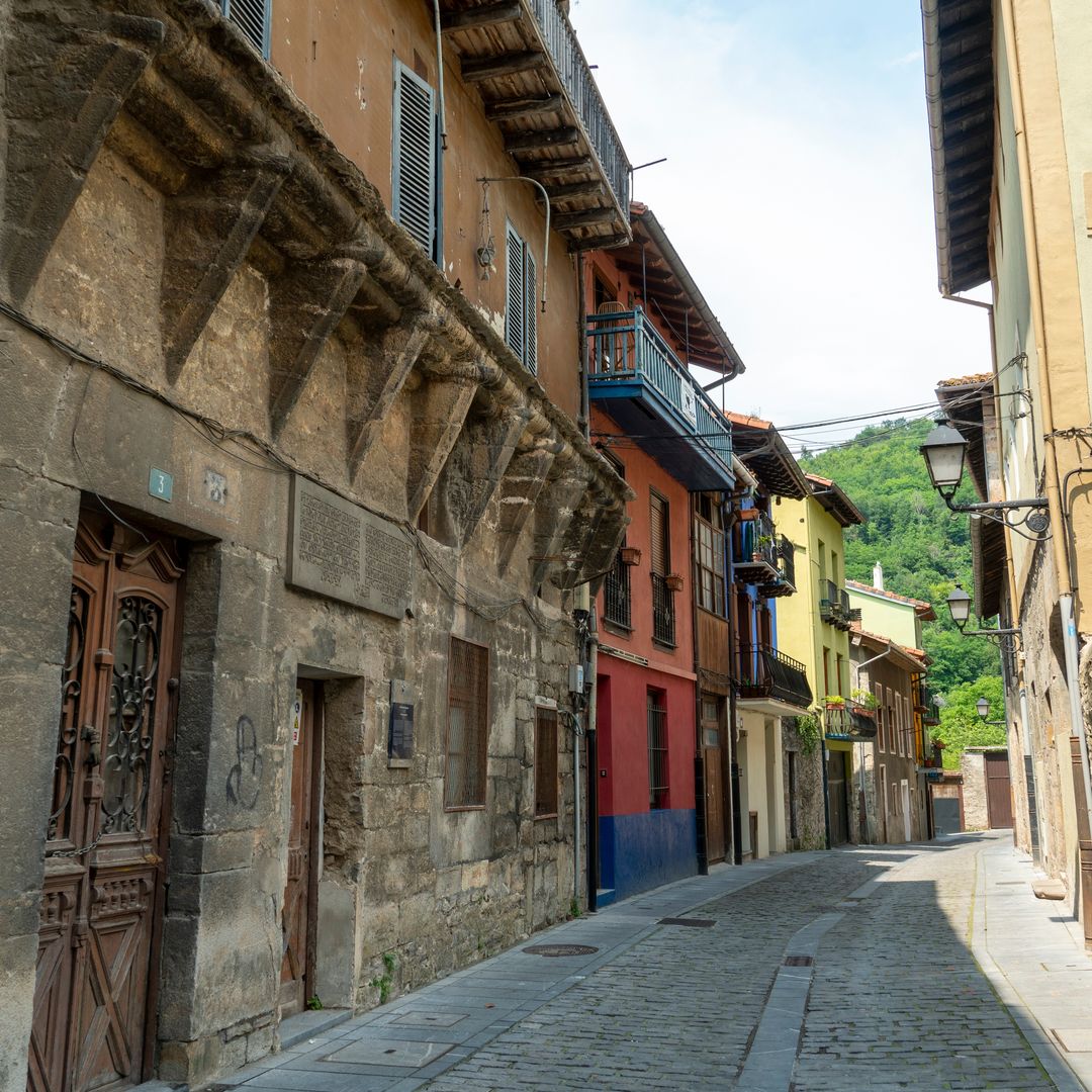 Calles de Bergara, Alto Deba, Guipúzcoa, País Vasco
