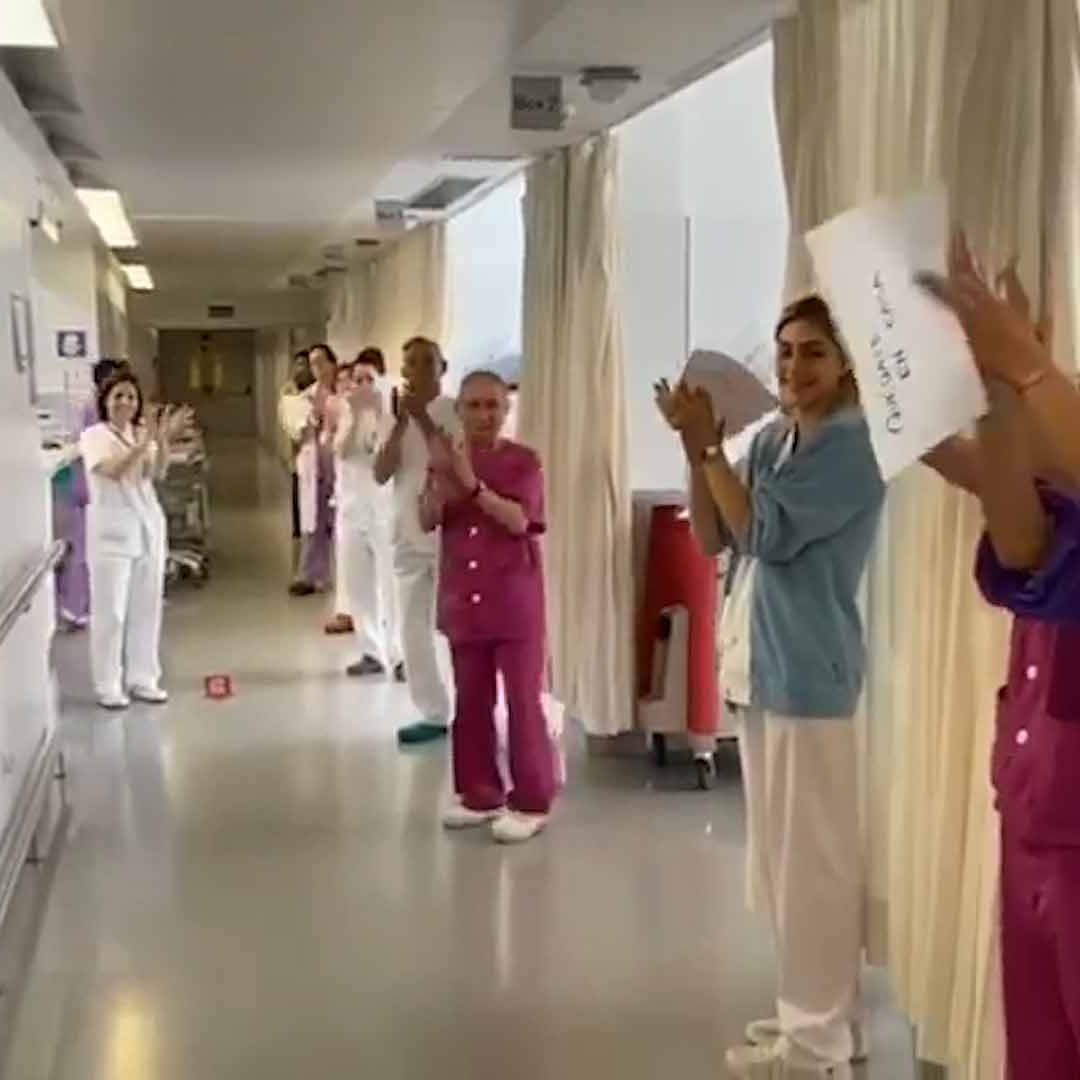 ¡Arriba los corazones! El agradecimiento de ¡HOLA! a todos los ciudadanos responsables y los servicios de salud