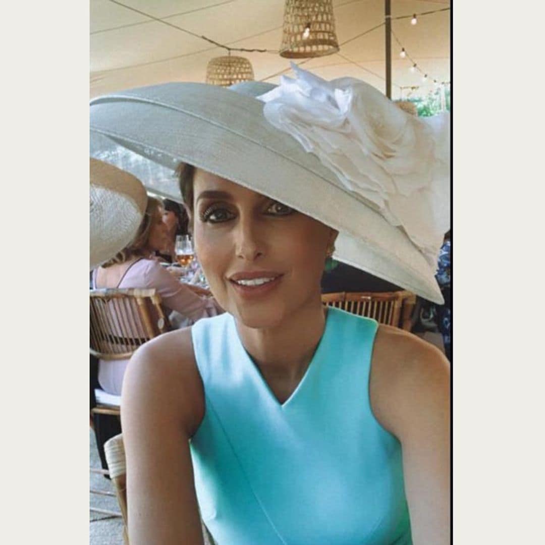 La elegancia de Paloma Cuevas en la boda de José Luis Santos, hijo de su amiga Cristina Yanes, y Fátima Úrculo