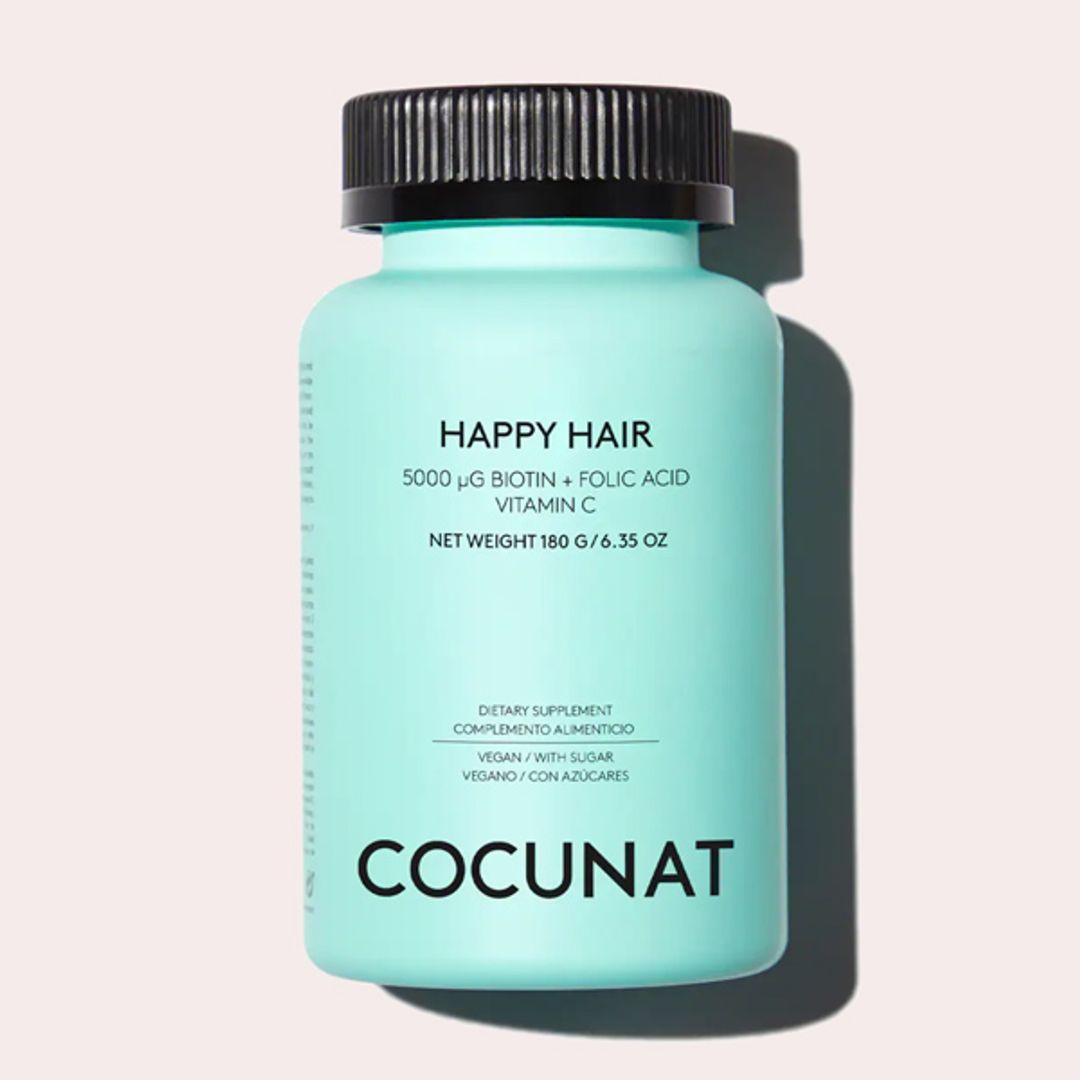 LAS PASTILLAS PARA LA CAÍDA DEL PELO MÁS FÁCILES DE TOMAR: Happy hair complejo vitamínico de COCUNAT