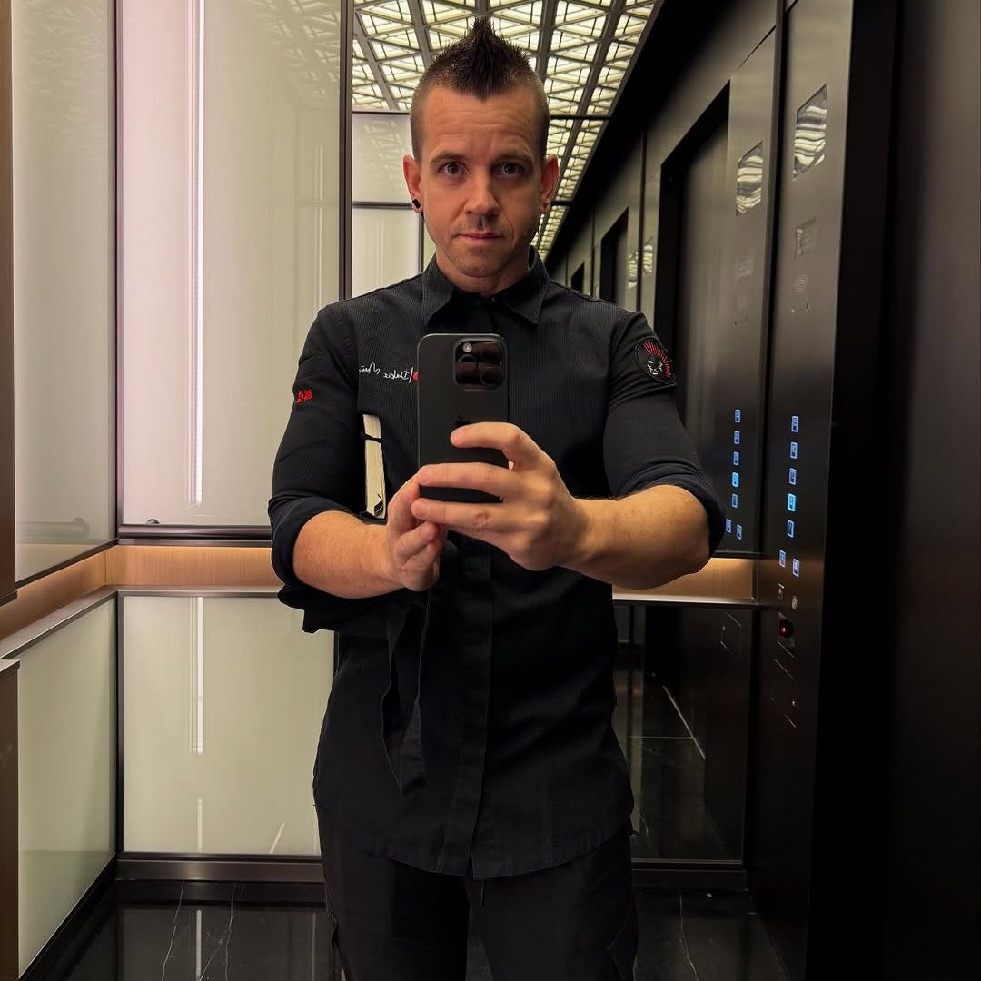 Dabiz Muñoz en su restaurante de Dubai