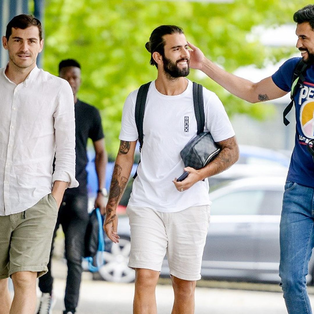 Un ilusionado Iker Casillas vuelve al trabajo con el Oporto dos meses después de su infarto