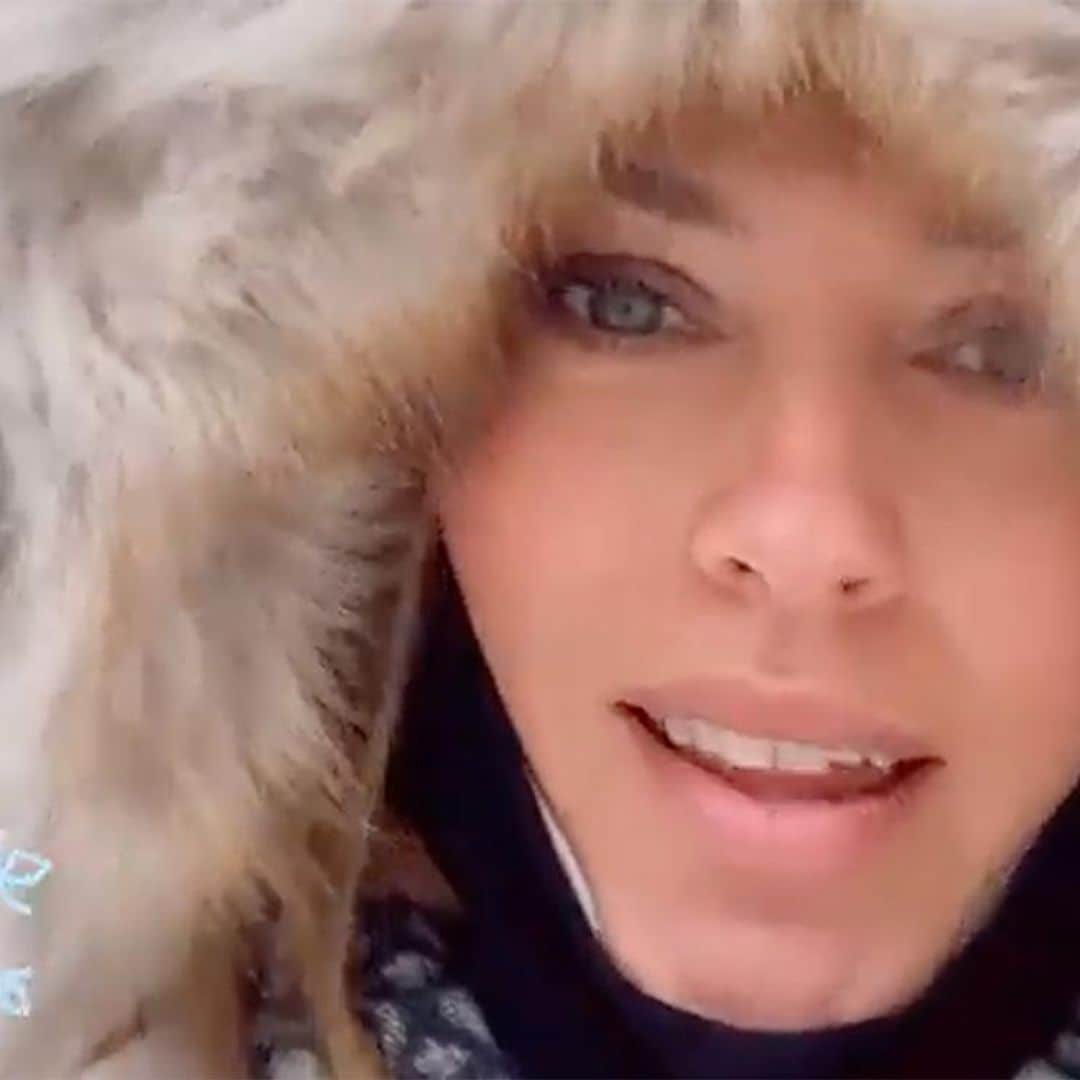 La piscina congelada de Poty Castillo, los primeros copos con Helen Lindes... Las 'celebrities' se preparan para el frío