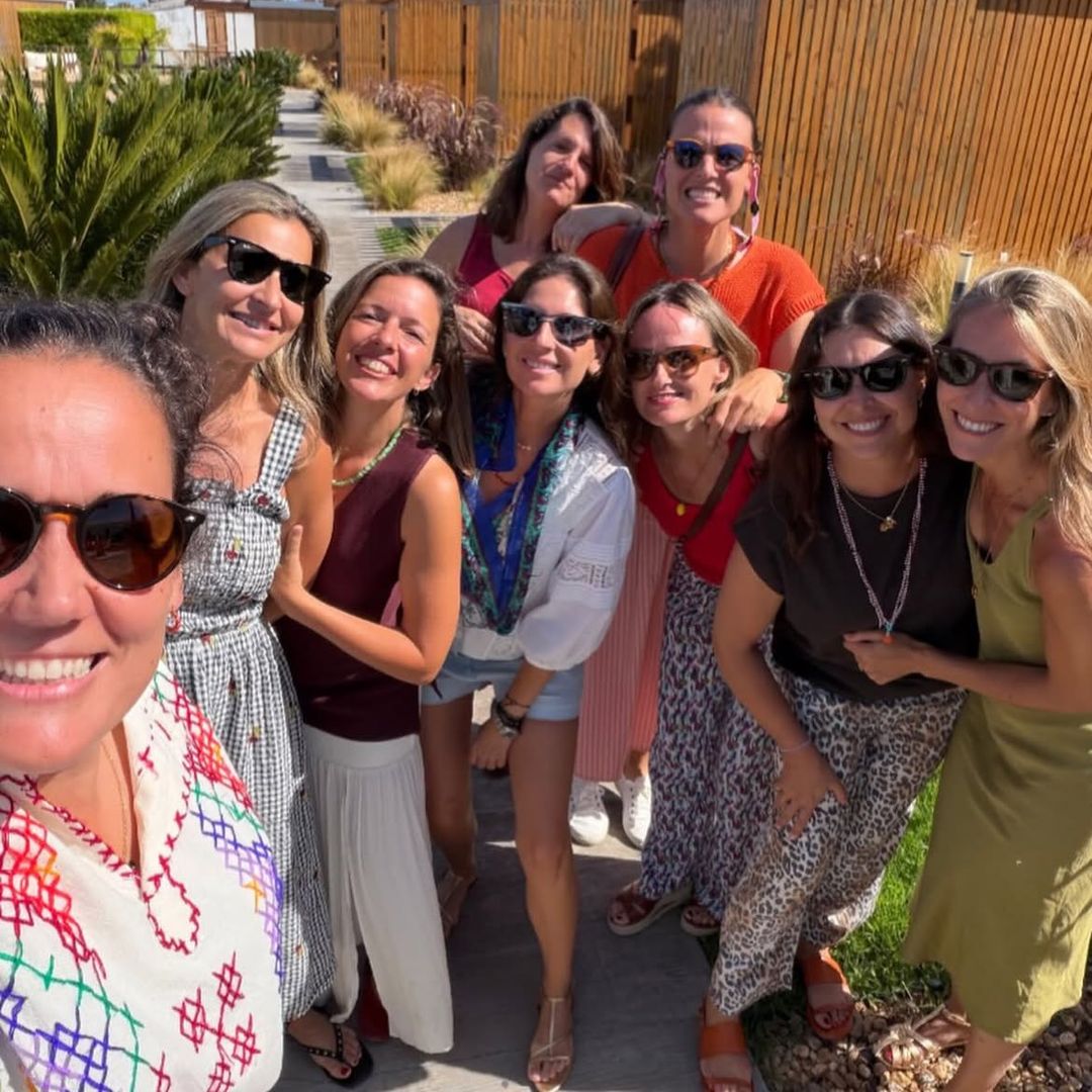 Las 24 horas en Portugal de Lourdes Montes con amigas tras el nacimiento de su tercer hijo