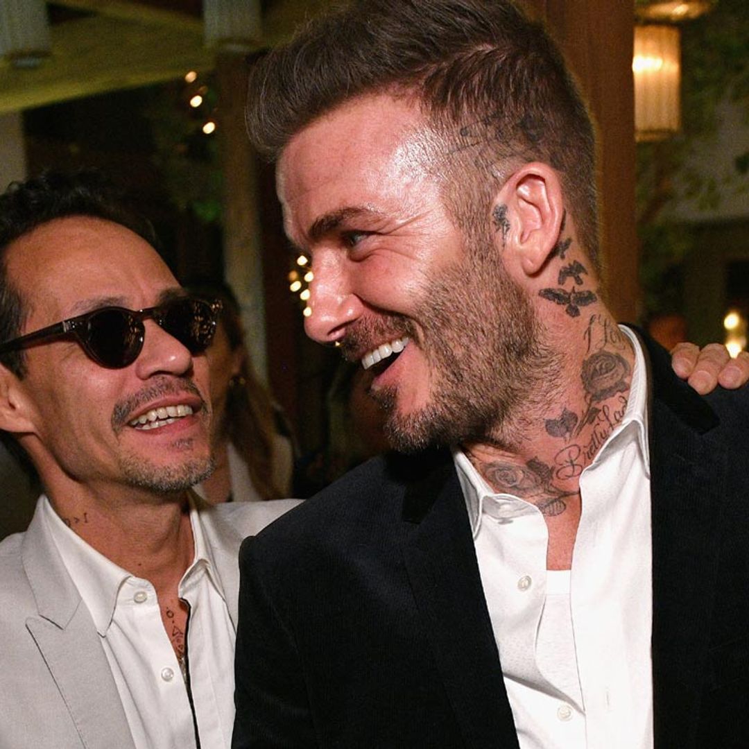 ¡Los reyes de la fiesta! El divertido baile de David Beckham y Marc Anthony