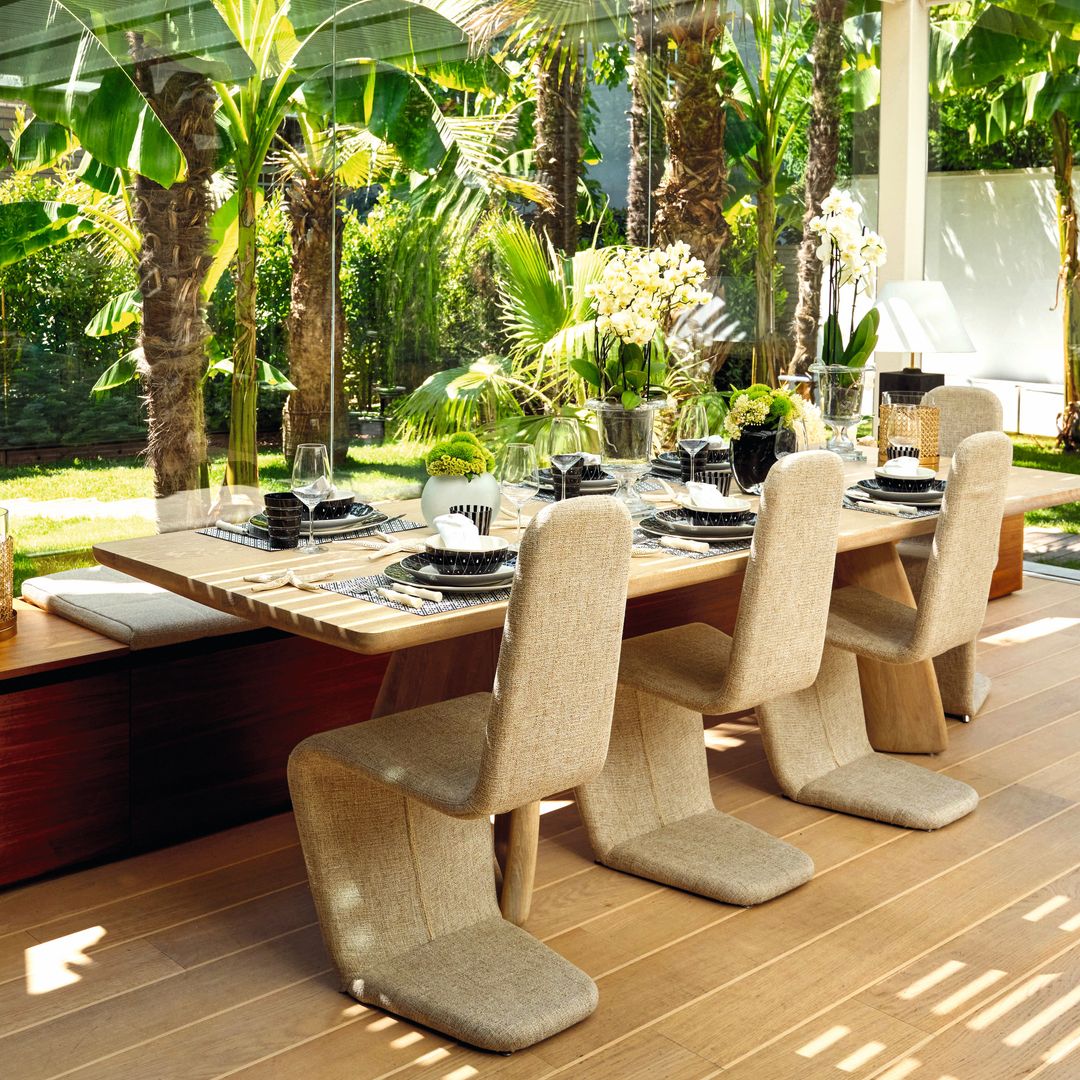 El comedor interior de la vivienda