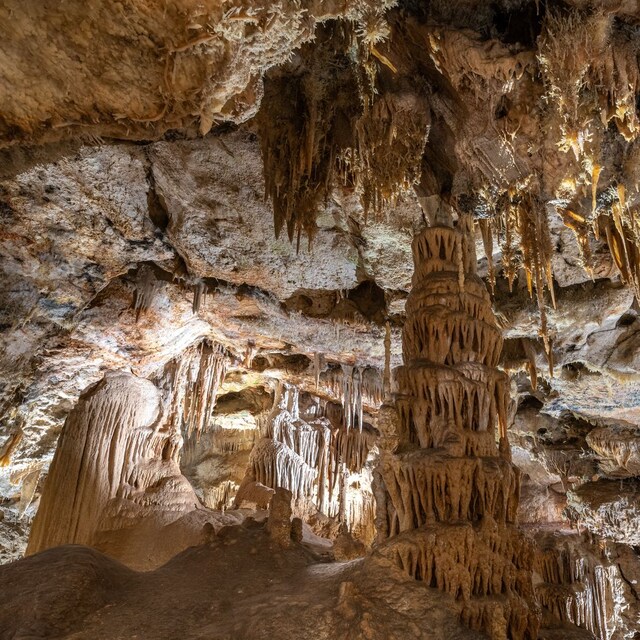 Grutas de Cristal en el pueblo de Molinos, en Teruel
