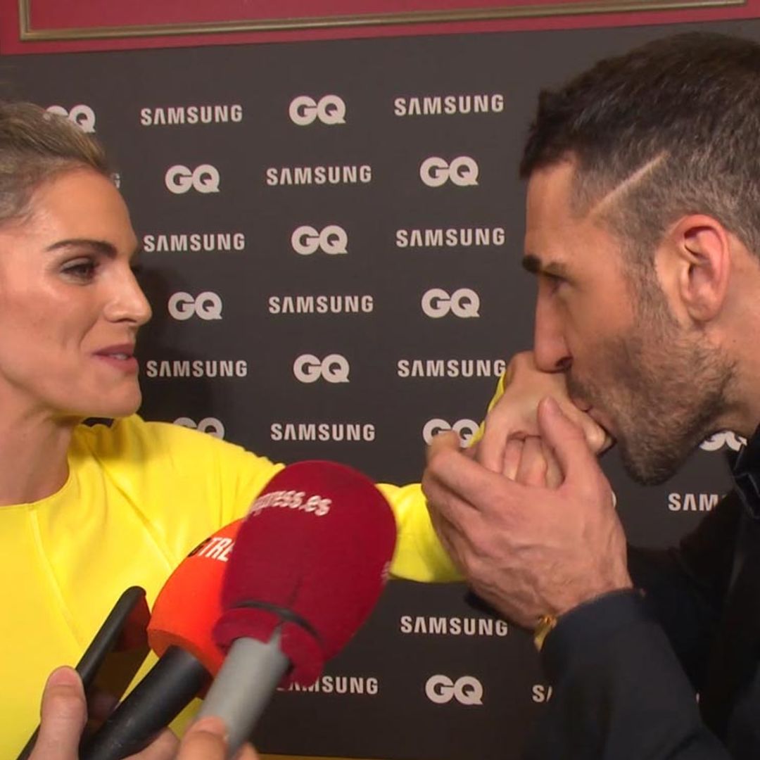 La divertida reacción de Amaia Salamanca al reencontrarse con Miguel Ángel Silvestre