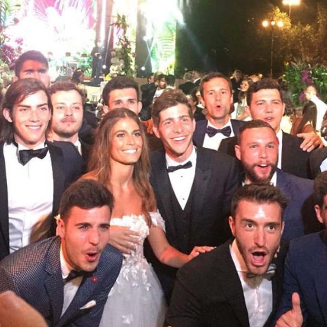 El divertido 'fiestón' de la boda de Sergi Roberto y Coral Simanovich