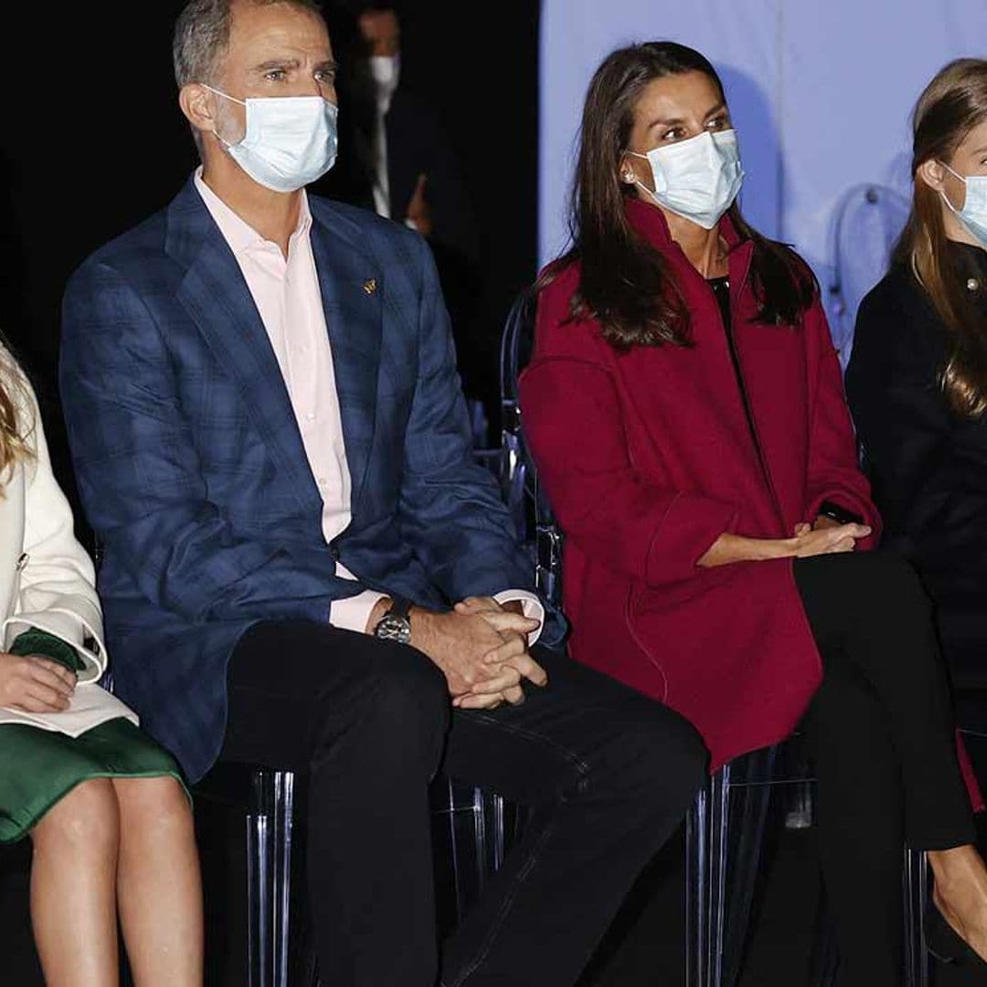 La tirita de la infanta Sofía que señala su 'rodilla mala'