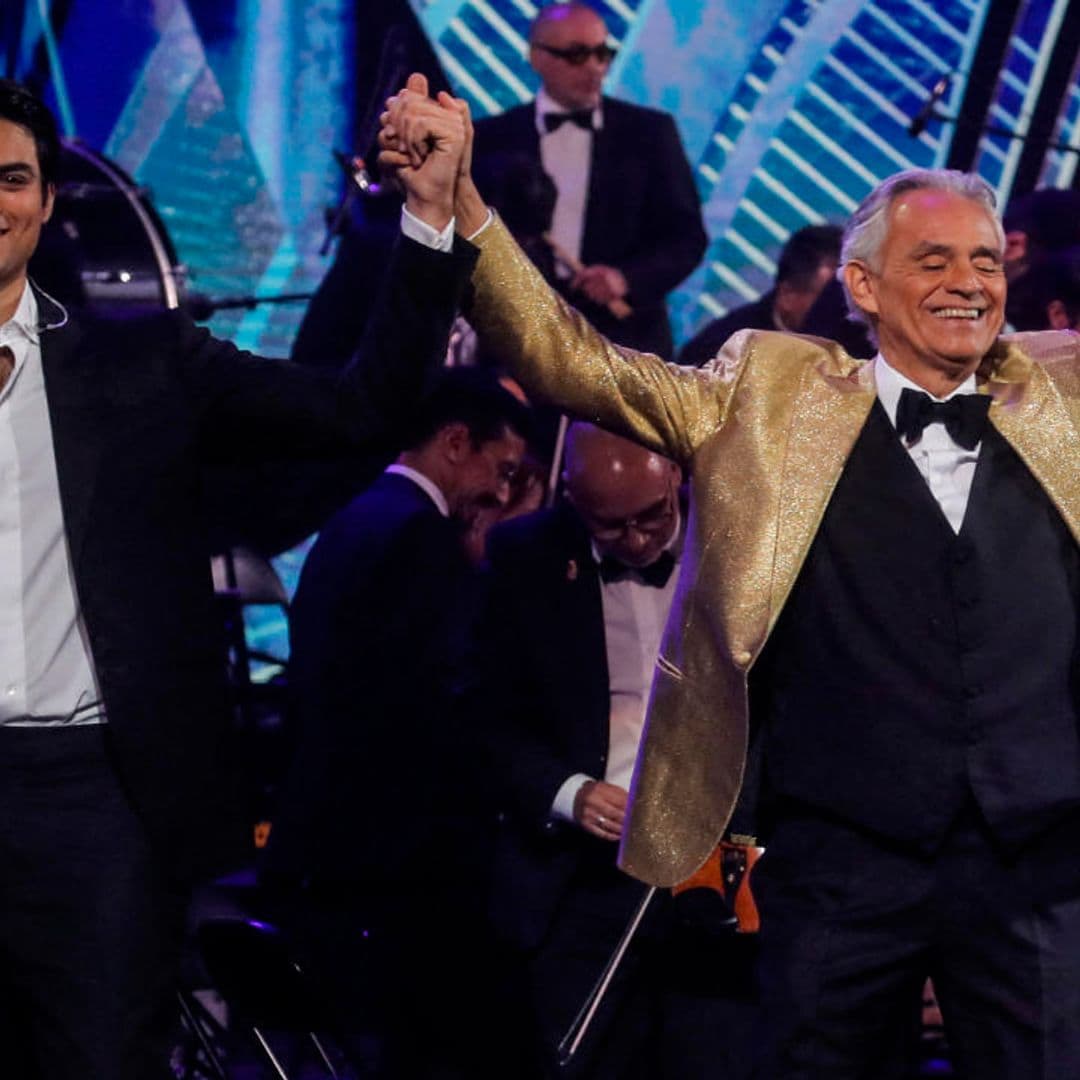 La emocionante actuación de Andrea Bocelli con su hijo en Viña del Mar