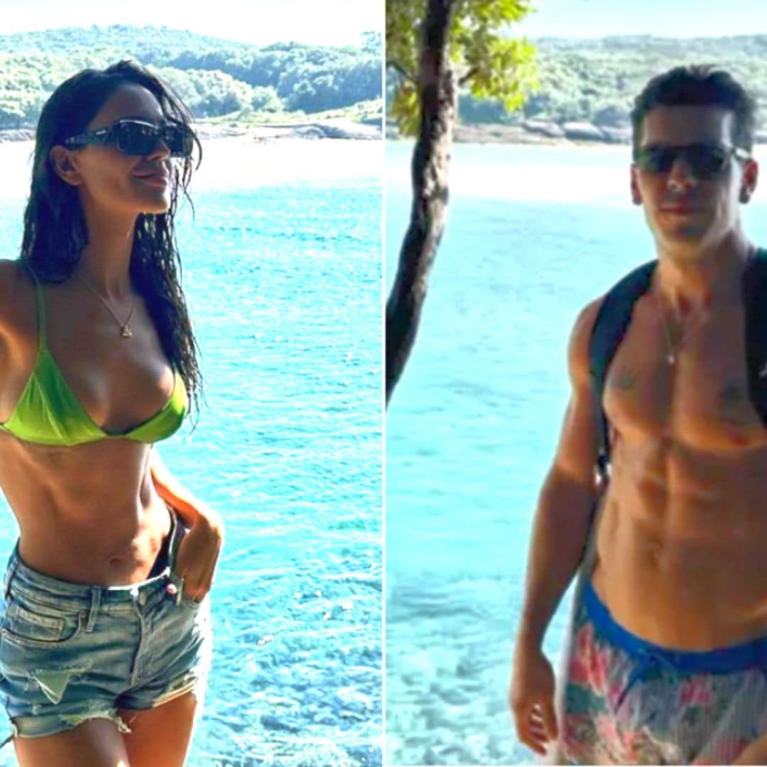 Mario Casas y Eiza González pasean su incipiente relación por las playas de Cantabria