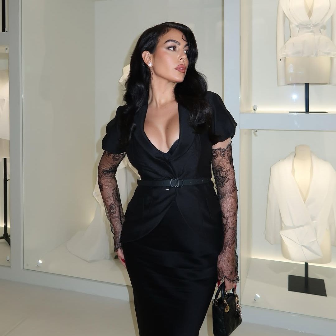 Georgina Rodríguez en una tienda de Riad, Arabia Saudí