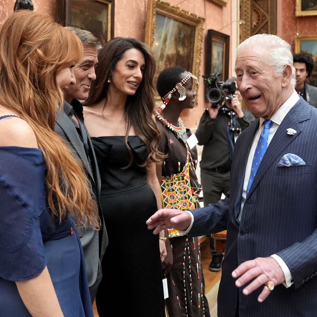 El evento que ha reunido a George y Amal Clooney con el rey Carlos III: todos los detalles