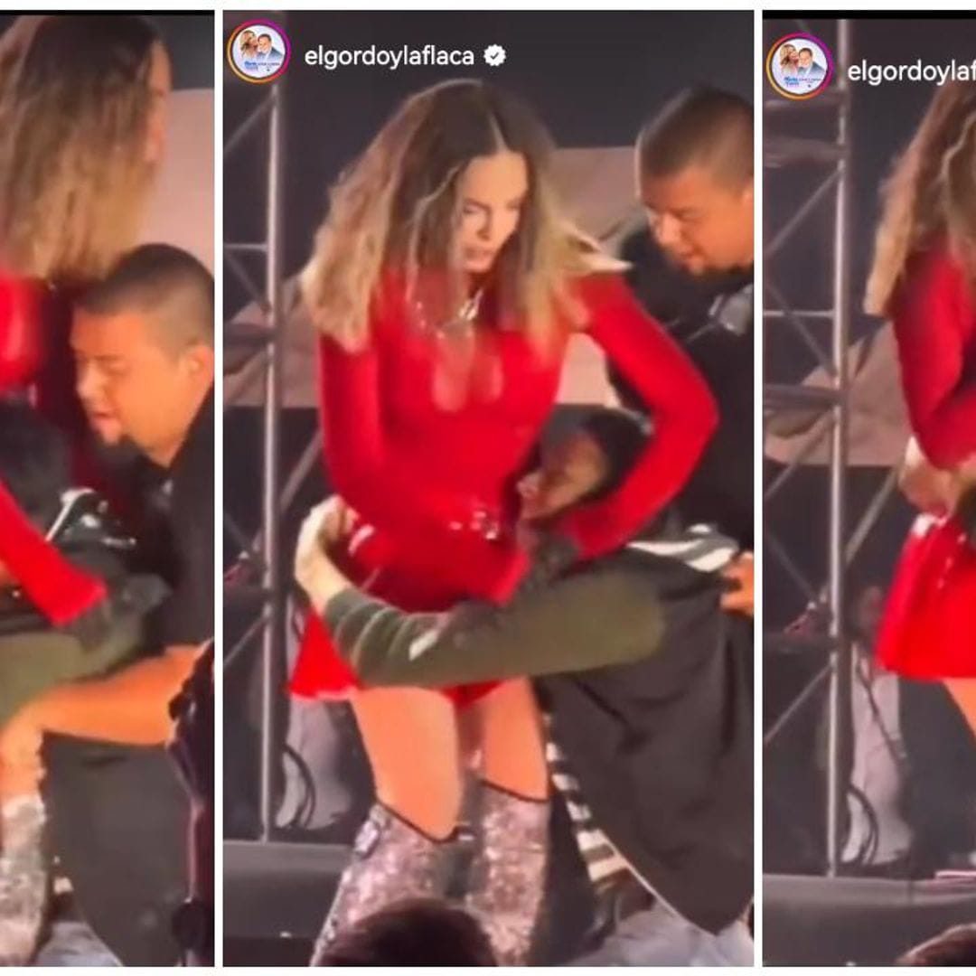 Fan ‘enloquece’ en show de Belinda y ella termina lesionada